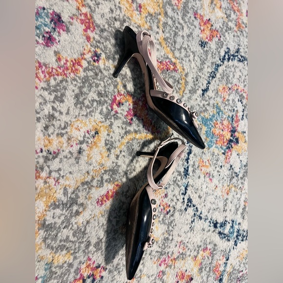 Kate Spade Black and Pink Embellished Pumps - Picture 5 of 5